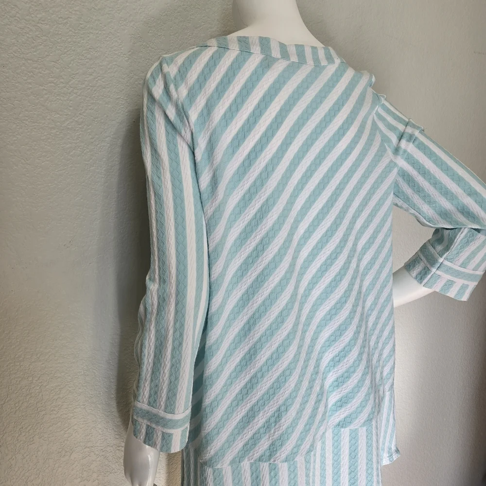 Soft Surroundings Glorieta Striped Tunic Top Size M - Picture 9 of 11